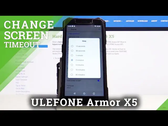 Video thumbnail for How to Set Up Sleep Time in ULEFONE ARMOR X5 - Adjust Screen Timeout