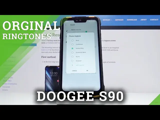 Video thumbnail for How to Change Ringtone in DOOGEE S90 – Find Ringtone List