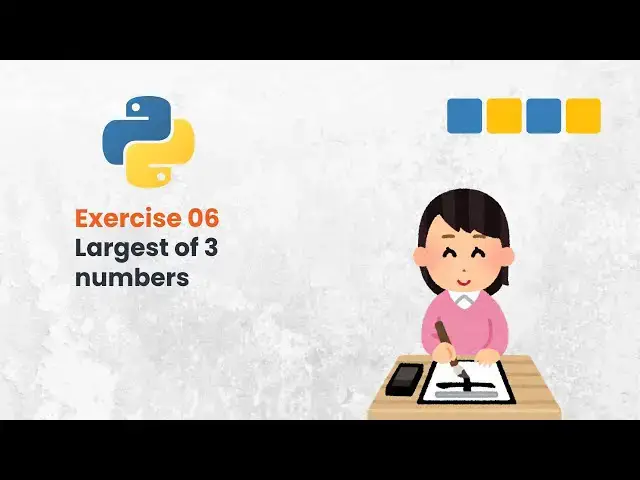 'Video thumbnail for Learn How to Pick the Largest Number in Python! #pybeginners'