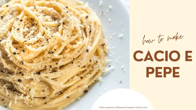 Video thumbnail for Cacio e Pepe Recipe