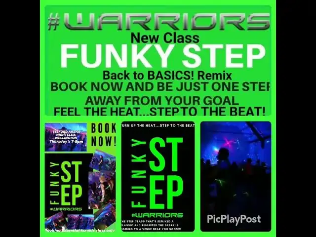Video thumbnail for WARRIOR FUNKY STEP CLASSES