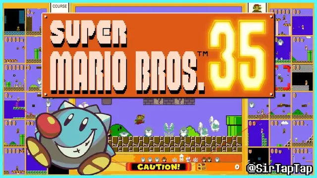 Video thumbnail for 🔴Battle Royale Mario?! | Let's Play Super Mario Bros. 35