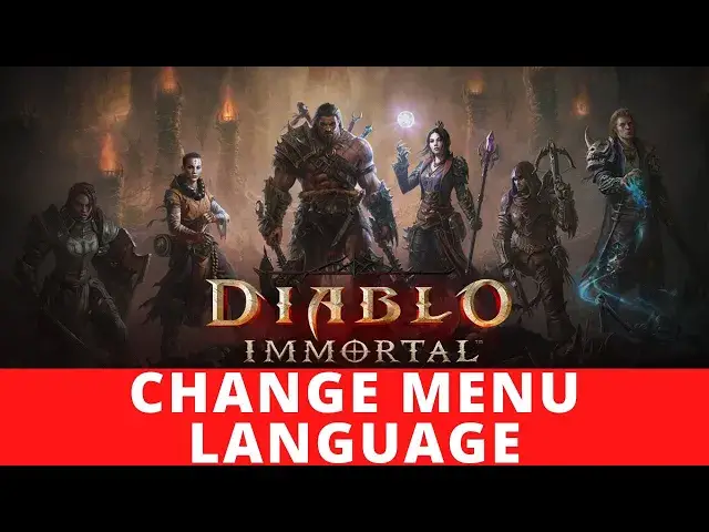 Video thumbnail for Diablo Immortal - How To Change Language At Start Menu