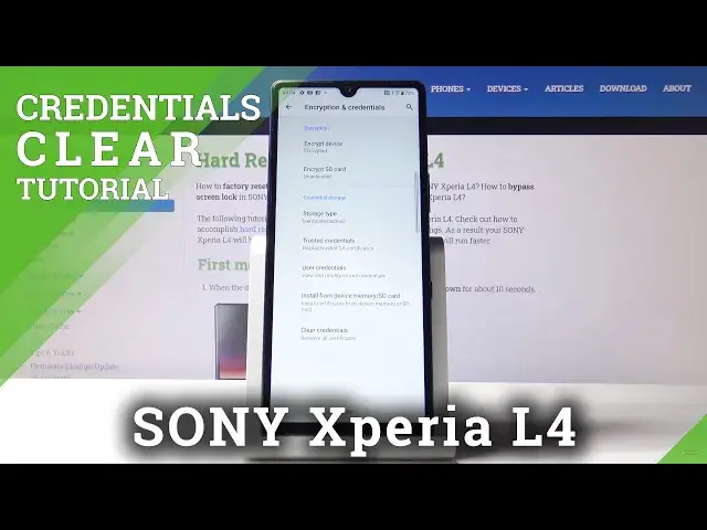 Video thumbnail for How to Clear Credentials in SONY Xperia L4 – Remove Certificates
