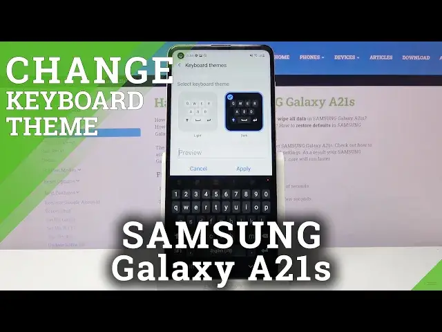'Video thumbnail for How to Change Keyboard Theme in SAMSUNG Galaxy A21s – Personalize Keyboard Look'