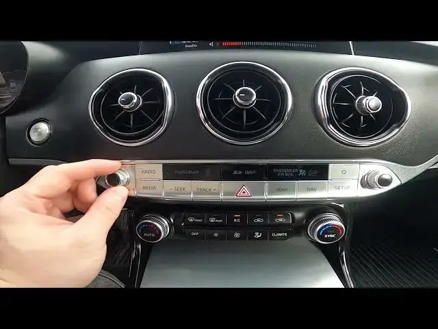 'Video thumbnail for How to Adjust Radio Volume in Kia Stinger ( 2017 – now ) - Change Radio Volume'