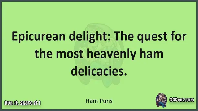 Video thumbnail for Ham - Jokes, Puns, Wordplays, and Laughter