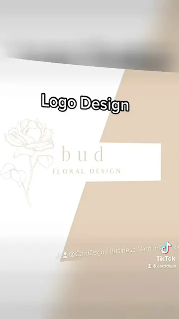 'Video thumbnail for Bud Floral Design Business Card (Wedding Florist)'