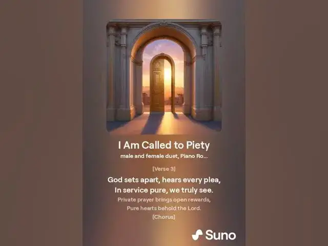 Video thumbnail for I Am Called to Piety: Walking in Godliness