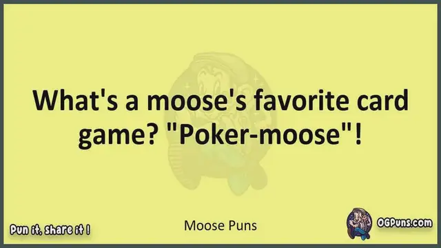 Video thumbnail for Moose - Jokes, Puns, Wordplays, and Laughter
