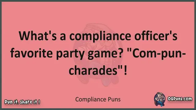 Video thumbnail for Compliance - Jokes, Puns, Wordplays, and Laughter