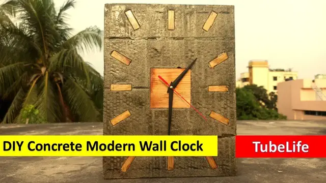 Video thumbnail for DIY Concrete Modern Clock। সিমেন্ট দিয়ে ঘড়ি তৈরি করা