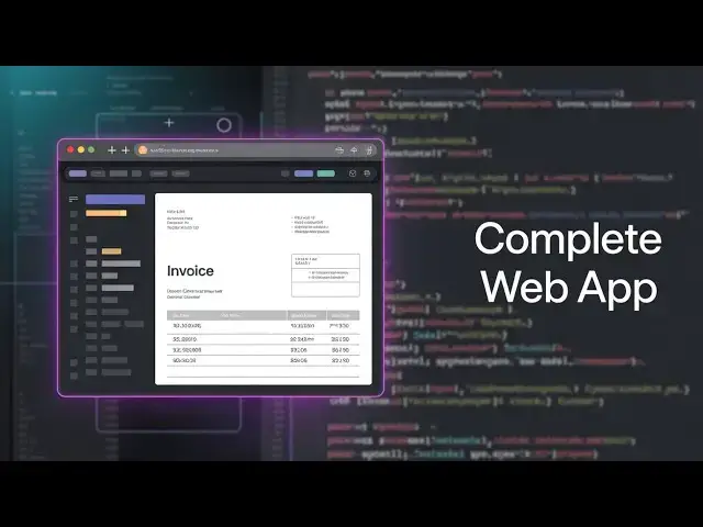 Video thumbnail for Build a Complete Invoice PDF Generator in the Browser Using jsPDF, html2canvas & JavaScript