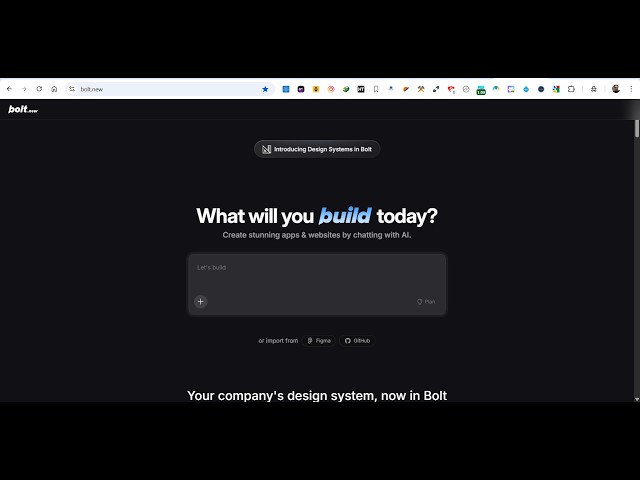 Video thumbnail for Bolt.new is INSANE Build & Deploy Full Stack Apps From Prompt Destroys Claude & Cursor??