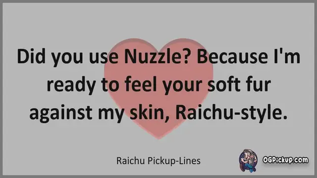 Video thumbnail for Raichu - Pickup-Lines & Rizz for Him & for Her