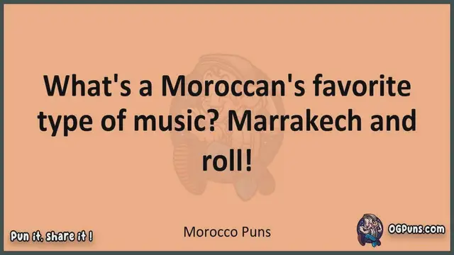 Video thumbnail for Morocco - Jokes, Puns, Wordplays, and Laughter