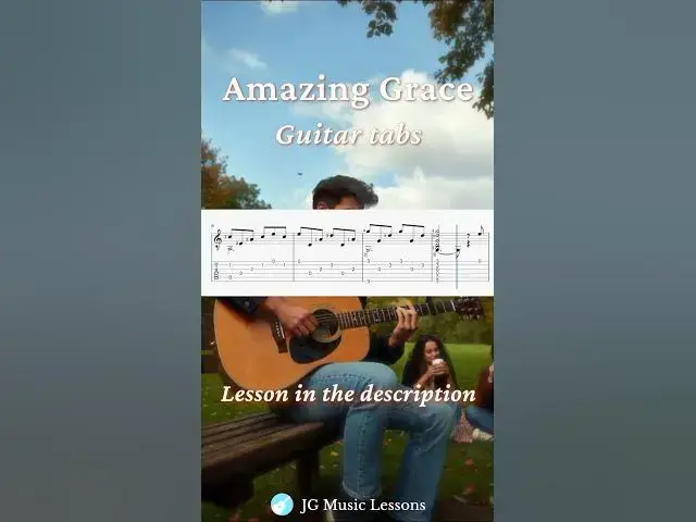 Video thumbnail for Amazing Grace guitar tabs 🎸