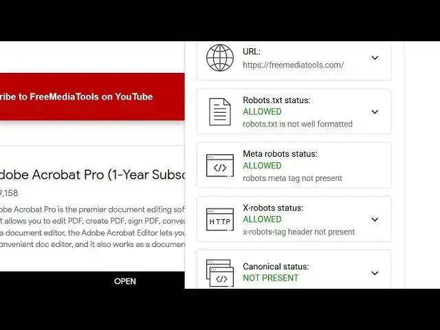 Video thumbnail for Robots Exclusion Checker Google Chrome Extension – Verify Robots txt and Meta Tags