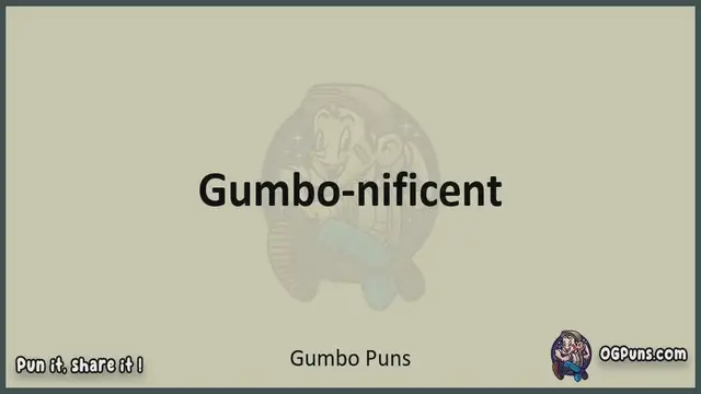 Video thumbnail for Gumbo - Jokes, Puns, Wordplays, and Laughter