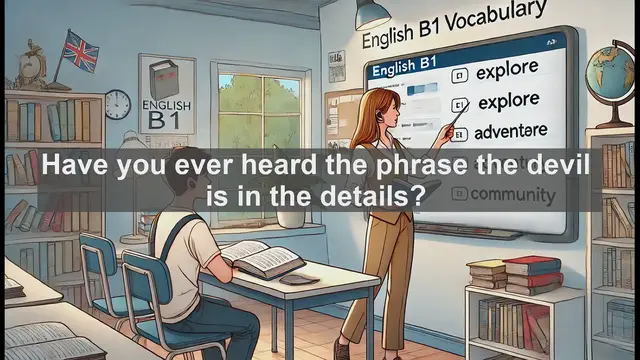 Video thumbnail for 2500 Must Know CEFR B1 Vocabulary - Mastering the Word 'Detail' for B1 English Proficiency