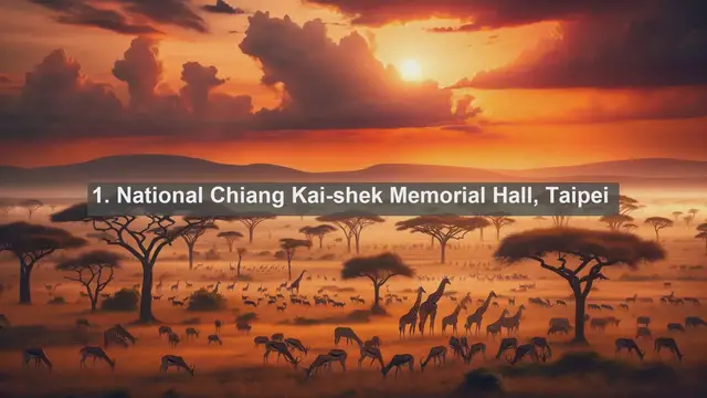 Video thumbnail for Exploring Taiwan's Architectural Marvels: Top 10 Must-Visit Landmarks