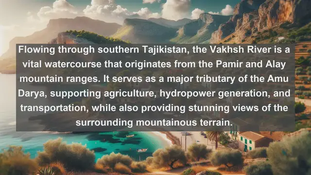 Video thumbnail for Exploring Tajikistan's Liquid Jewels: Top 10 Famous Rivers Revealed