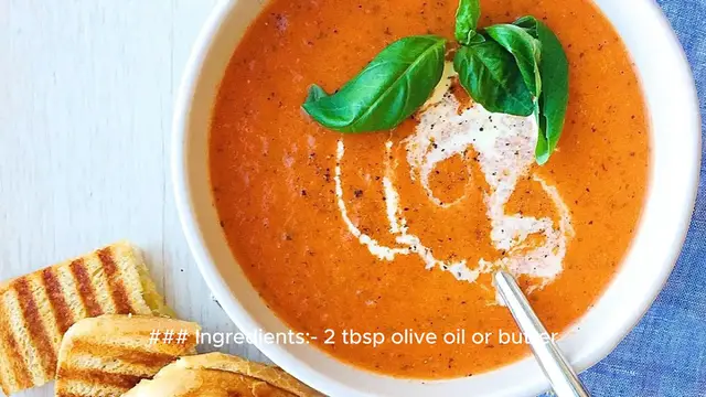 Video thumbnail for easy soup recipe