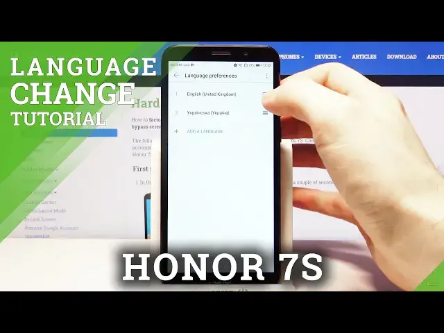 'Video thumbnail for How to Change System Language on HONOR 7S – Change Device Language'