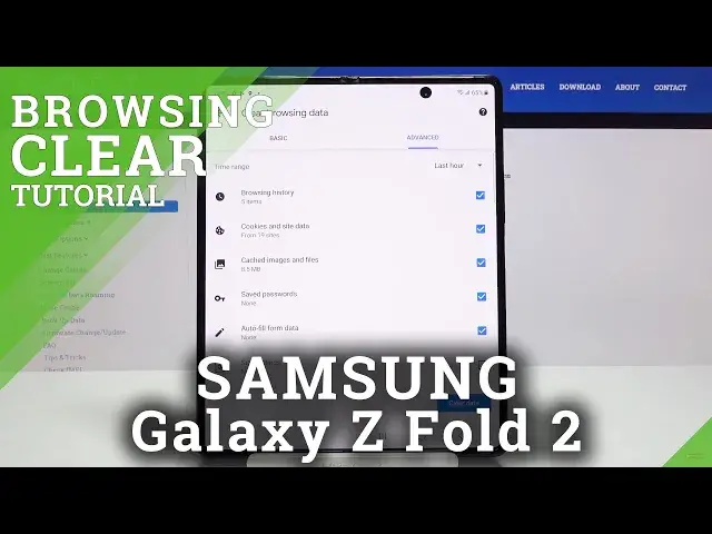 Video thumbnail for How to Clear Browsing Data in SAMSUNG Galaxy Z Fold 2 – Erase History