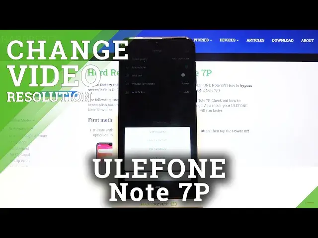 'Video thumbnail for How to Change Video Resolution in ULEFONE Note 7P – Camera Settings'