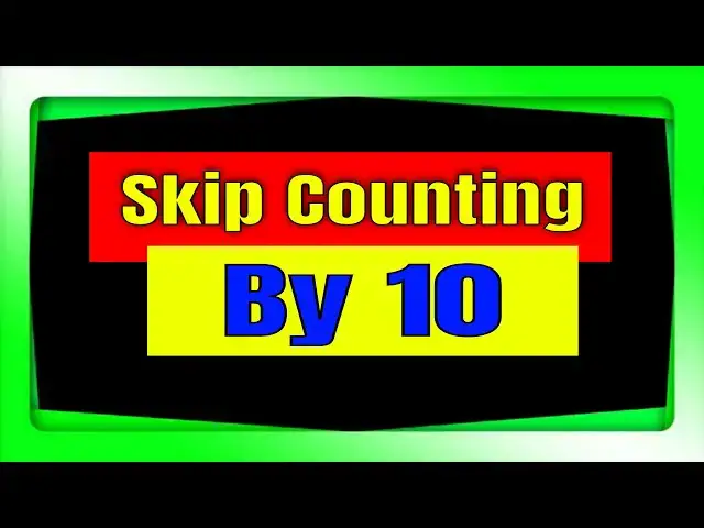 'Video thumbnail for Skip Counting by Ten (10) | Pre K | Elementary School | Kids | Counting Lesson by 10 - Youtubersity'