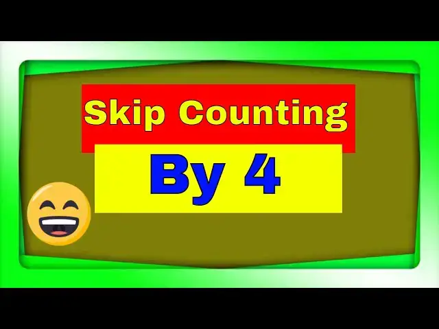 'Video thumbnail for Skip Counting by Four (4) | Pre K | Elementary School | Kids | Counting Lesson by 4 - Youtubersity'