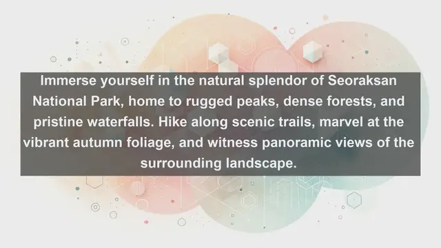 Video thumbnail for Exploring South Korea's Natural Wonders: Top 10 Landscapes You Must See