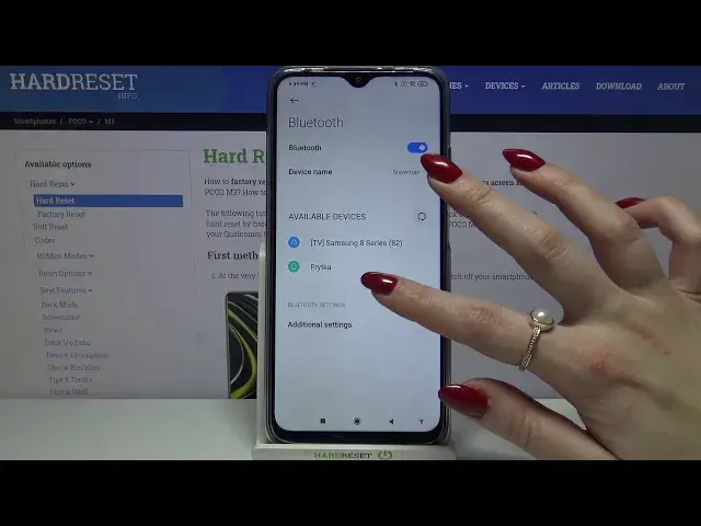 'Video thumbnail for How to Connect via Bluetooth in Poco M3 – Operate Device Connections'