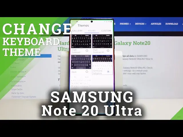 'Video thumbnail for How to Change Keyboard Theme in SAMSUNG Galaxy Note 20 Ultra – Keyboard Settings'