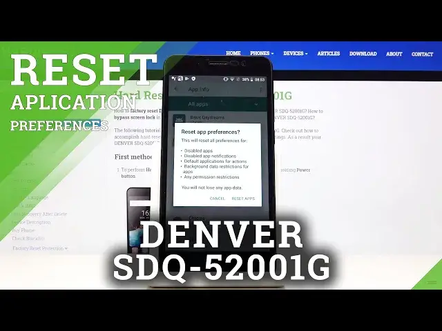 Video thumbnail for How to Reset App Preferences in DENVER SDQ-52001G – Change Apps Preferences