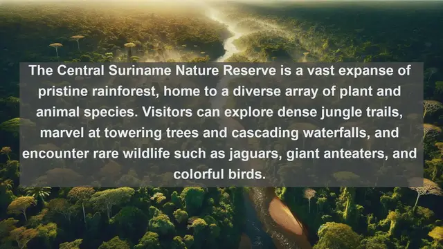 Video thumbnail for Explore Suriname's Stunning Landscapes: Top 10 Must-Visit Destinations