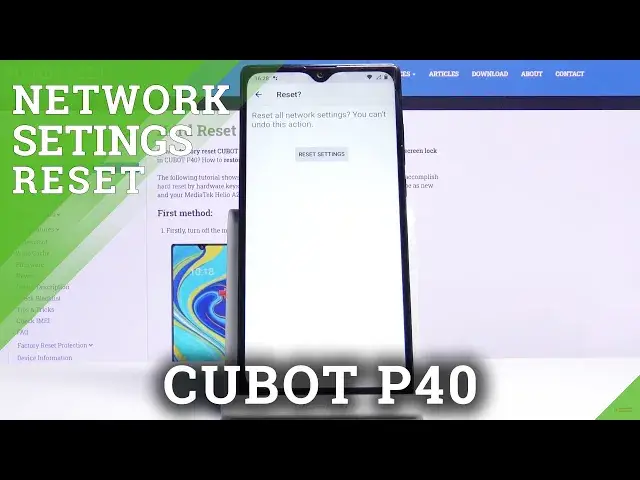 'Video thumbnail for How to Reset Network Settings in CUBOT P40 – Erase all Network Customizations'