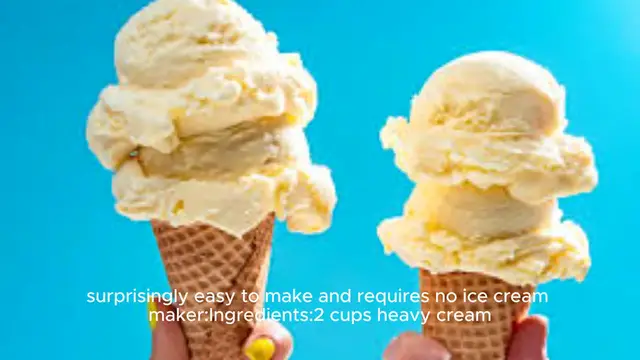 Video thumbnail for Vanilla ice cream recipe
