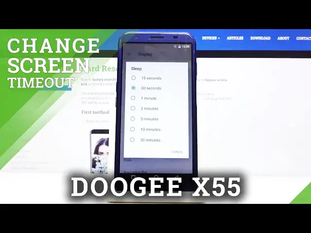 'Video thumbnail for How to Change Screen Timeout in DOOGEE X55 – Screen Blackout Time'