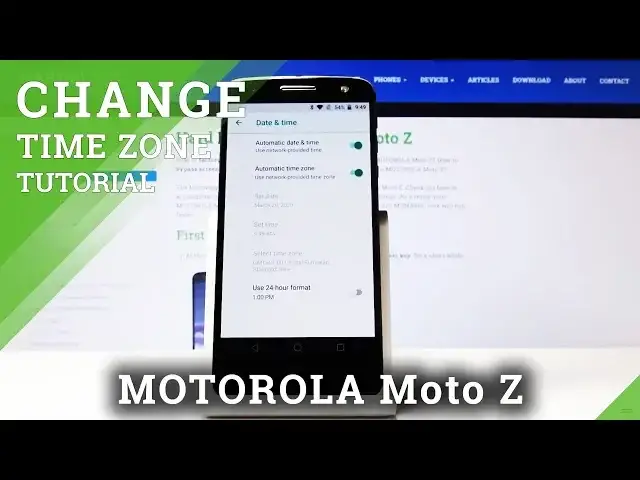 'Video thumbnail for How to Change Date and Time in Motorola Moto Z – Time Zone Settings'