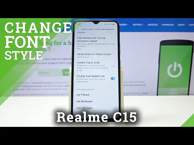 'Video thumbnail for How to Change Font Style in Realme C15 - Pick Text Style'