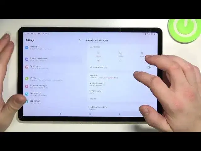 'Video thumbnail for How to Change Vibration Intensity on SAMSUNG Galaxy Tab S8 - Vibration Settings'