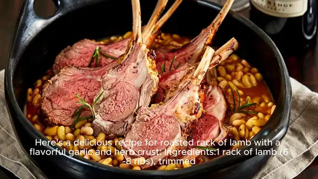 Video thumbnail for Rack of lamb recipe