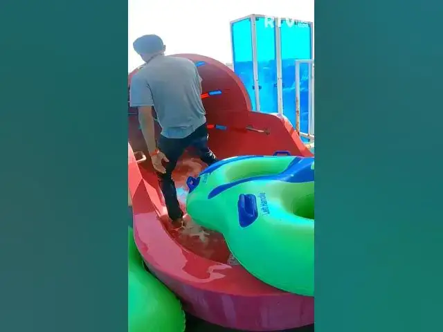 Video thumbnail for LONGEST 🥴 WATER SLIDE at Fun N Food Water Park #shorts