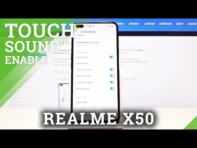 'Video thumbnail for How to Activate Touch Sounds in REALME X50 5G – Sounds in REALME'