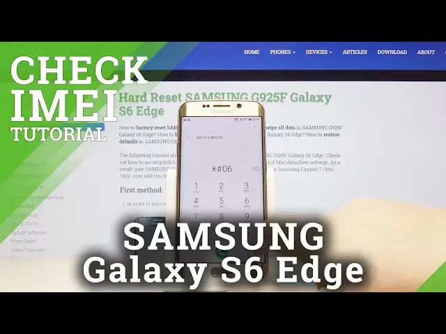 Video thumbnail for How to Check IMEI and Serial Number on Samsung Galaxy S6 Edge  – See Numbers