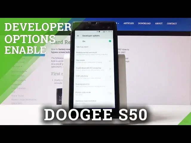 Video thumbnail for How to Enter Developer Options in DOOGEE S50 – Open Advanced Settings