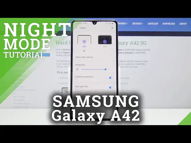 'Video thumbnail for How to Enable Eye Comfort Mode in Samsung Galaxy A42 – Night Mode Tutorial'