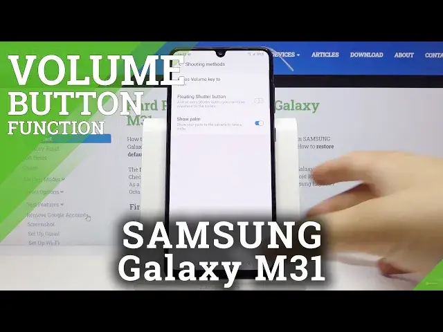 Video thumbnail for How to Switch Camera Volume Button in SAMSUNG GALAXY M31 - Side Buttons